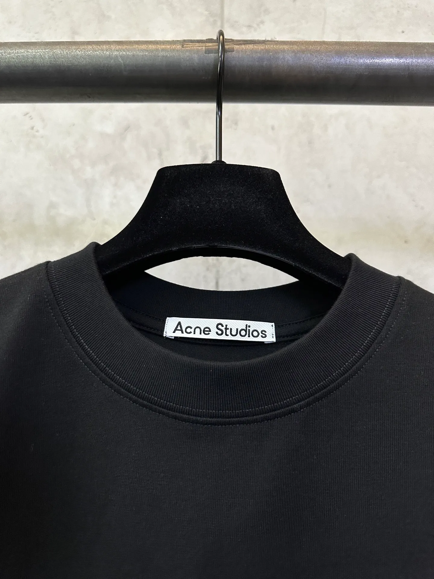 165 Acne studio 26ss Series T ： 2*2 Color Change Same Style Color: Black White Size: XS S M L XL